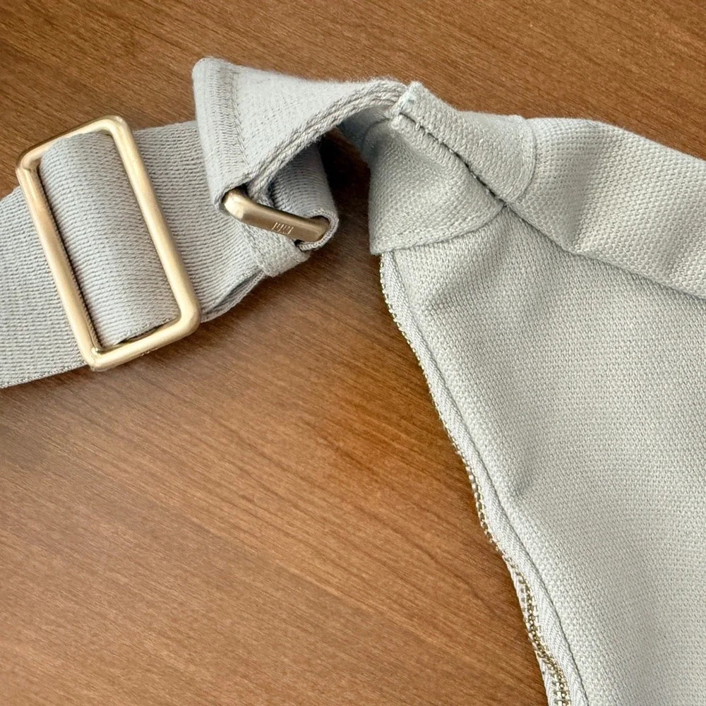 July Canvas Crossbody Everyday‎ Crescent Bag, Natural Khaki, OS